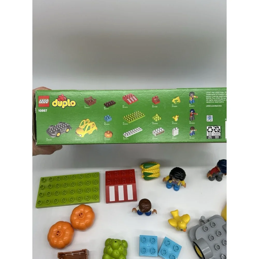 Retired 2018 LEGO Duplo Town - Farmers' Market 10867-Used Set-Complete w/Box - Picture 11 of 11